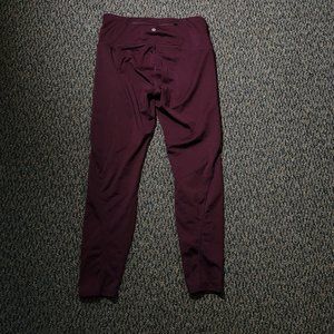 RBX Active Leggings Burgundy Size Medium